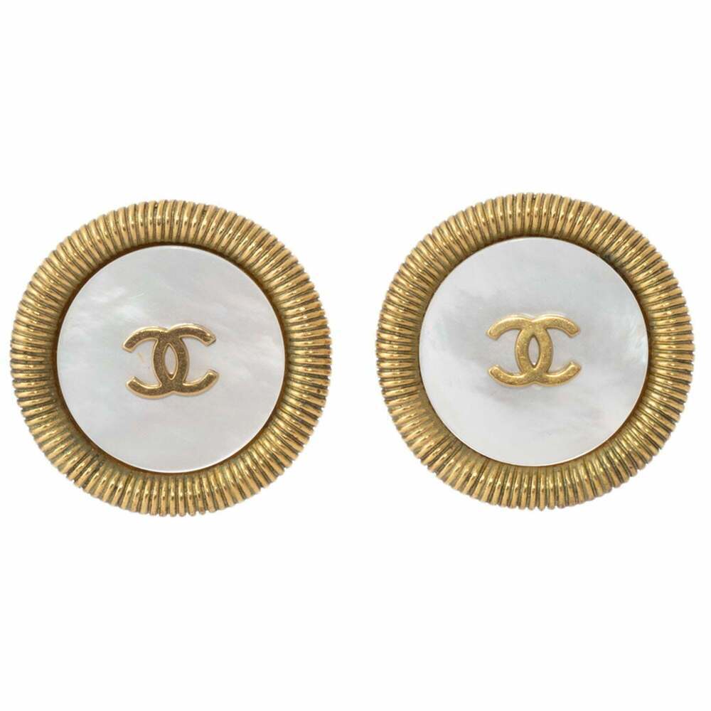 CHANEL Authentic Gold Earrings